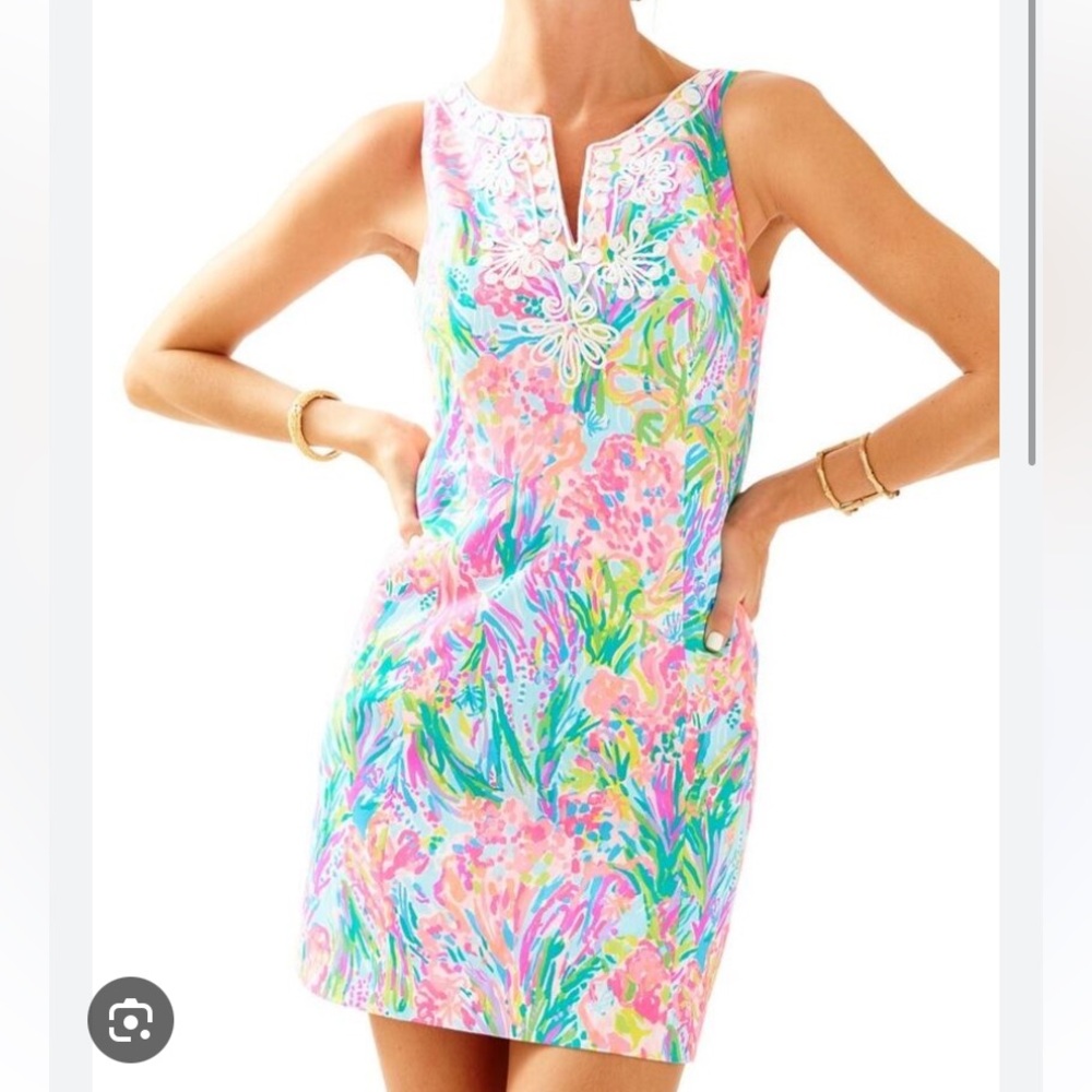 Lilly Pulitzer Fan Sea Pants Shift Dress